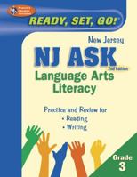NJ ASK Language Arts Literacy Grade 3 (REA) - Ready, Set, Go! New Jersey ASK, Grade 3, English Lan (Test Preps) 0738607975 Book Cover