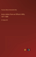 Army Letters from an Officer's Wife; 1871-1888: in large print 3387058322 Book Cover