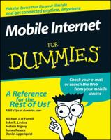 Mobile Internet For Dummies 0470239530 Book Cover
