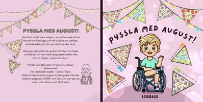 Skapa Med August: Gör Din Egna Vimpel Där Alla Får Vara Med! (Swedish Edition) 1966449062 Book Cover