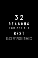 32 Reasons You Are The Best Boyfriend: Fill In Prompted Memory Book 1704458773 Book Cover