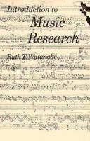 Introduction to Music Research B0000CHCQR Book Cover