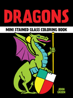 Dragons Stained Glass Coloring Book 0486291502 Book Cover