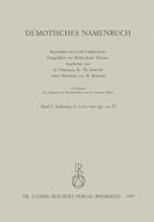 Demotisches Namenbuch: Lieferung 15 3895000582 Book Cover