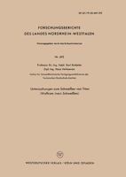 Untersuchungen Zum Schweissen Von Titan (Wolfram-Inert-Schweissen) 3663038513 Book Cover