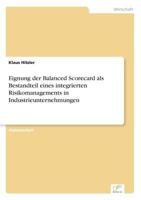 Eignung Der Balanced Scorecard ALS Bestandteil Eines Integrierten Risikomanagements in Industrieunternehmungen 3838646436 Book Cover