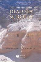 Deciphering the Dead Sea Scrolls 0631229930 Book Cover