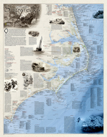 Shipwrecks of the Outer Banks [Laminated] (National Geographic Reference Map) 159775501X Book Cover