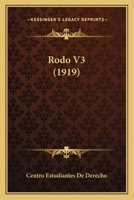 Rodo V3 (1919) 1166922502 Book Cover