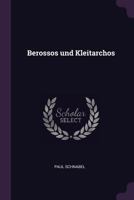 Berossos und Kleitarchos 1021222488 Book Cover