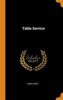 Table service 1015659373 Book Cover