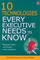 10 Technologies Every Executive Should Know 8170945798 Book Cover