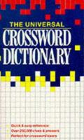 The Universal Crossword Dictionary 0861634322 Book Cover