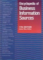 Encyclopedia of Business Information Sources 0787658766 Book Cover