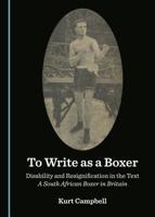 To Write as a Boxer 1527530965 Book Cover
