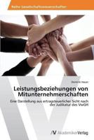 Leistungsbeziehungen von Mitunternehmerschaften 3639494717 Book Cover