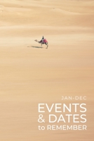 JAN-DEC Events & Dates to Remember: Minimalists Important & Special Dates Log Book Year-Long Monthly Organizer for Birthdays, Anniversaries, Appointments, etc. Simple Reminder - Camel Desert 1673444814 Book Cover