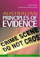 Australian Principles of Evidence 1876905123 Book Cover