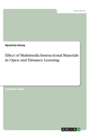 Effect of Multimedia Instructional Materials in Open and Distance Learning 3346100766 Book Cover
