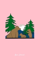 Journal: Dot Grid Journal - Mama Baby Bear Snow Mountain Cute Animal Christmas Gift - Pink Dotted Diary, Planner, Gratitude, Writing, Travel, Goal, Bullet Notebook 1706048025 Book Cover