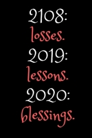 2018: losses. 2019: lessons. 2020: blessings.: NEW YEARS GIfT 1653839295 Book Cover