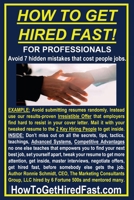 How To Get Hired Fast 0578837684 Book Cover