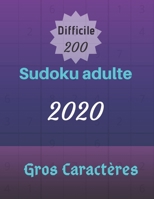 Sudoku adulte: 2020 difficile B084DGWN42 Book Cover