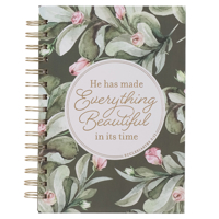 Journal Wirebound Green Everything Beautiful Ecc. 3:11 1639527036 Book Cover