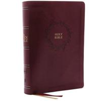 The KJV, Open Bible, Hardcover, Brown, Red Letter, Comfort Print: Complete Reference System 0785222987 Book Cover