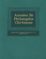 Annales de philosophie chrétienne 1179837223 Book Cover