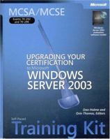 MCSA/MCSE Self-Paced Training Kit (Exams 70-292 and 70-296): Upgrading Your Certification to Microsoft Windows Server 2003 0735619719 Book Cover