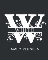 White Family Reunion: Personalized Last Name Monogram Letter W Family Reunion Guest Book, Sign In Book (Family Reunion Keepsakes) 1694707199 Book Cover