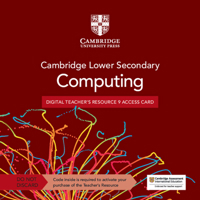 Cambridge Lower Secondary Computing Digital Teacher's Resource 9 Access Card 1009363107 Book Cover