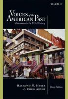 Voices of the American Past: Documents in U.S. History, Volume II: Since 1865 0534643019 Book Cover