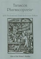 Tarascon Pharmacopoeia 2011 Professional Desk Reference Edition 1449624200 Book Cover