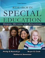 Research in Special Education: Designs, Methods, and Applications 039807173X Book Cover