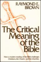 The Critical Meaning of the Bible 0809124068 Book Cover