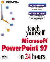 Sams Teach Yourself PowerPoint in 24 Hours 0672311178 Book Cover