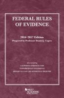 Federal Rules of Evidence (Selected Statutes) 1634607473 Book Cover