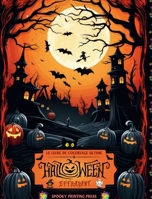 Halloween effrayant - Le livre de coloriage ultime pour les fans d'horreur, les adolescents et les adultes: Un voyage relaxant à travers Halloween avec des motifs enchanteurs (French Edition) B0CK2MMR4H Book Cover