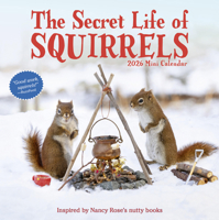 Secret Life of Squirrels Mini Wall Calendar 2026 1523531304 Book Cover