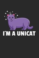 Einhorn Katze Notizbuch: Einhorn Katze Notizbuch für Liebhaber / Notizheft / Notizblock A5 (6x9in) Dotted Notebook / Punkteraster / 120 gepunktete Seiten (German Edition) 1671533674 Book Cover