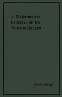 Westermeiers Leitfaden Fur Die Forsterprufungen 3642983812 Book Cover