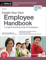 Create Your Own Employee Handbook: A Legal & Practical Guide 141331385X Book Cover
