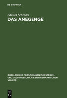 Das Anegenge: Eine Litterarhistorische Untersuchung 3110990547 Book Cover