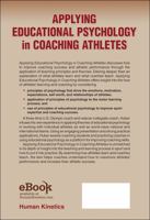 Applying Educational Psychology in Coaching Athletes 0736079815 Book Cover