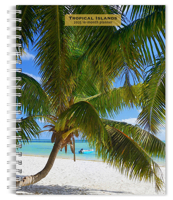 Tropical Islands 2025 6 X 7.75 Inch Spiral-Bound Wire-O Weekly Engagement Planner Calendar New Full-Color Image Every Week 1975473264 Book Cover