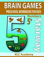 STARWAY BRAIN GAMES PRESCHOOL WORKBOOK for KIDS NUMBERS (5+ Years) 1713195798 Book Cover
