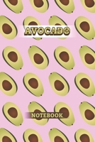 AVOCADO IS MY DNA Notebook: Pink 130 Pages Wide Ruled Lined Paper Avocado Lovers Themed Notebook 6x9 diary gift for Teens, Kids, Girls, Boys, Women 1675772711 Book Cover