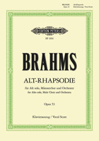 Alto Rhapsody Op. 53 (Vocal Score) B00008D2S4 Book Cover